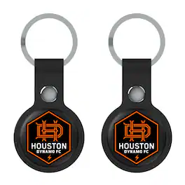 Keyscaper - Houston Dynamo FC Houston Dynamo FC Two-Pack Insignia AirTag Holders - No Size - Black