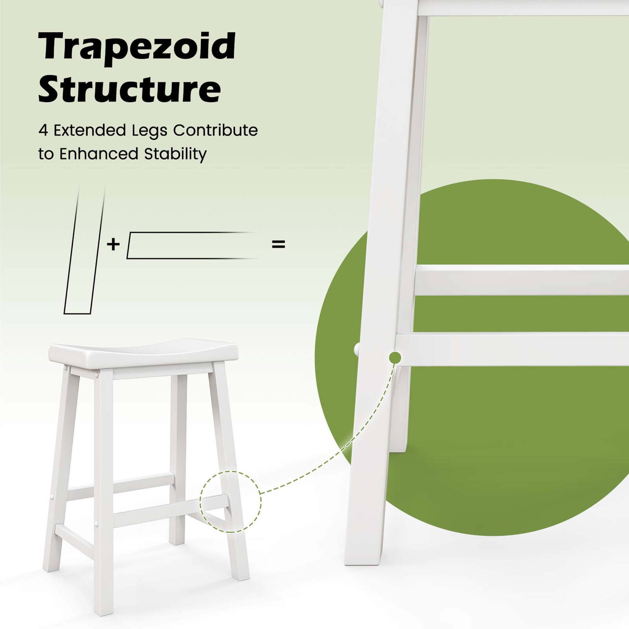 Trapezoid Structure: 4 Extended Legs Contribute to Enhanced Stability