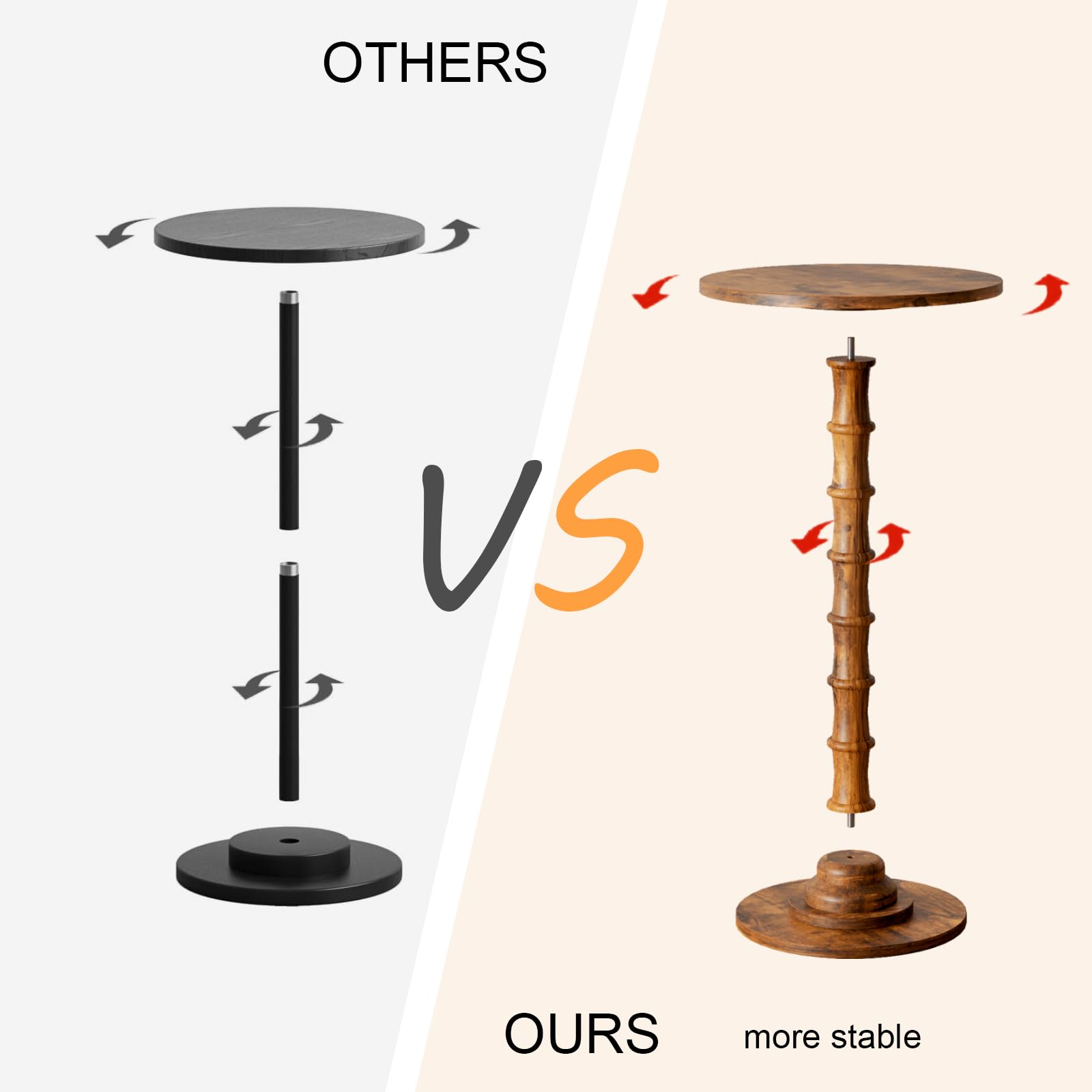 OTHERS vs OURS  
more stable