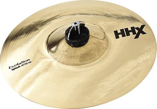 Angle Standard. Sabian - 11005XEB 10 Inch HHX Evolution Splash Brilliant.