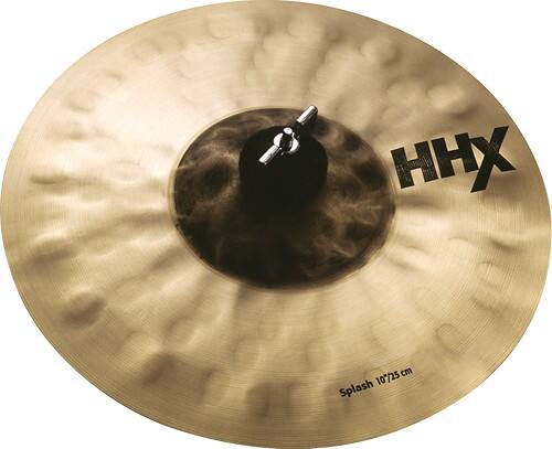 Angle Standard. Sabian - 11005XN 10in HHX Splash Natural Cymbal.