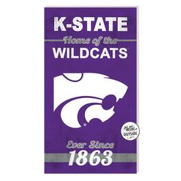 Jardine - Kansas State Wildcats 11'' x 20'' Home Of The Sign - Purple