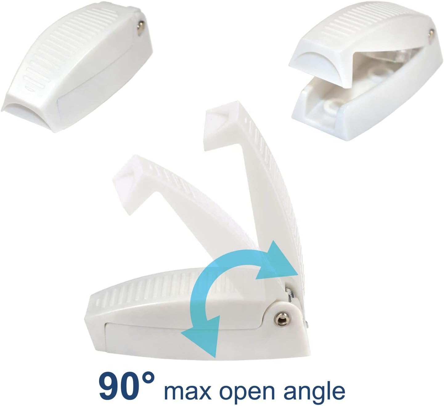 90° max open angle