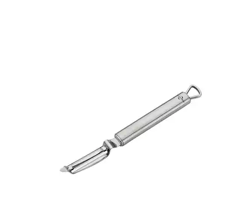 Front. Kuchenprofi - Parma Swivel Vegetable/Fruit Peeler 8.75-Inch - Silver.