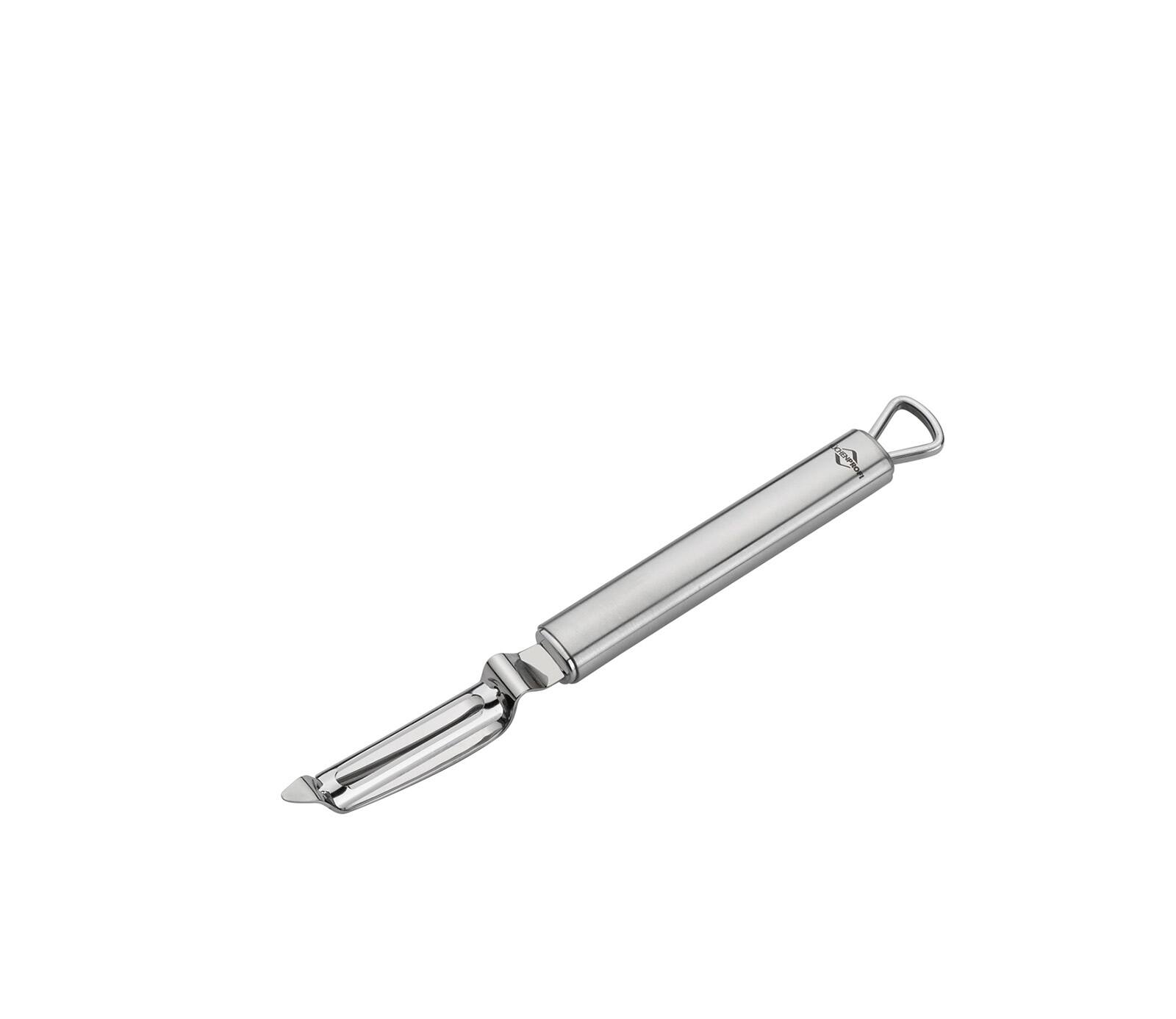 Front. Kuchenprofi - Parma Swivel Vegetable/Fruit Peeler 8.75-Inch - Silver.