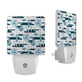Keyscaper - Marvel Pattern Night Light 2-Pack - Fantastic Four