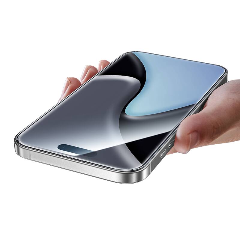 Back. hoco. - Bear Shield Corning Glass Screen Protector for Apple iPhone 16 Pro and iPhone 17, 2-Pack - Clear.