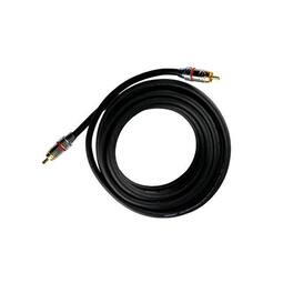 Audiopipe - Ultra High Performance 17 Ft Subwoofer Coax Audio Cable - Black