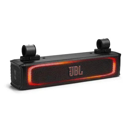 Front. JBL - Rallybar Wireless Powersports 21" 150W Soundbar - Black.