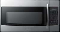 Front Standard. Samsung - 1.8 Cu. Ft. Over-the-Range Microwave - Stainless Steel.
