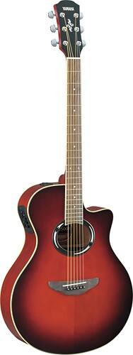 Best Buy Yamaha Apx String Full Size Cutaway Acoustic Electric