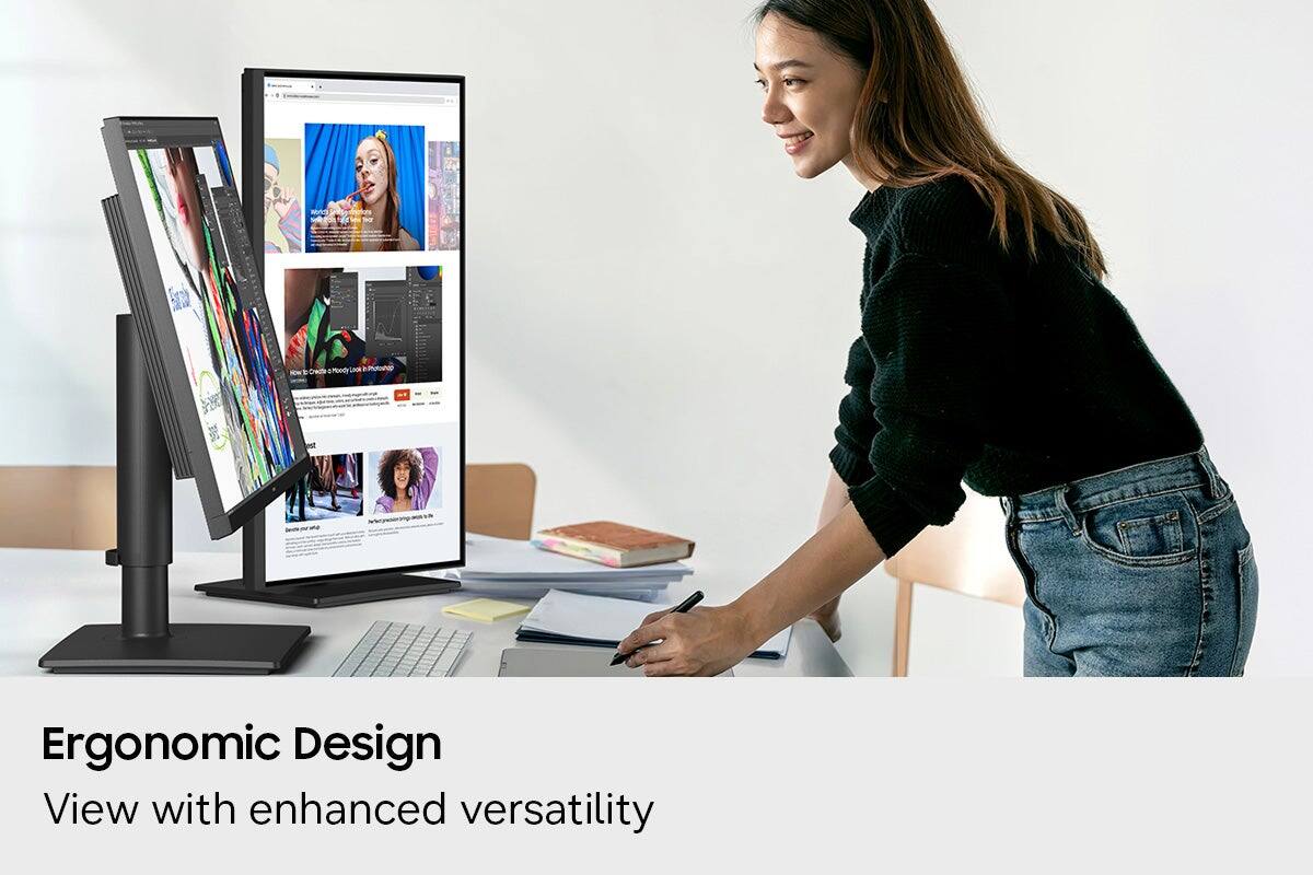 Ergonomic Design  
View with enhanced versatility