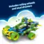 The text on the image reads "Includes rolling wheels, shooters and stud shooters."