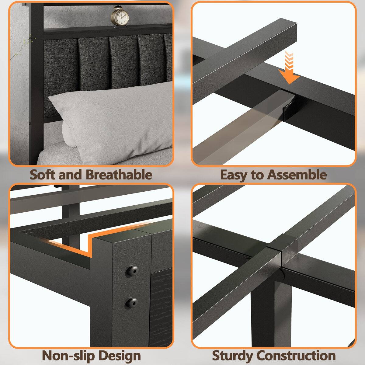 - Soft and Breathable
- Easy to Assemble
- Non-slip Design
- Sturdy Construction
