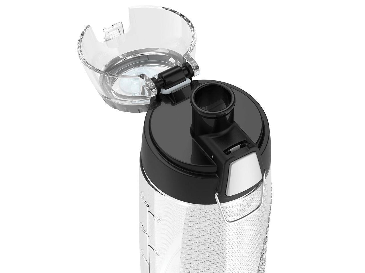 Alt View 4. Thermos - Thermos 24-Ounce Plastic Hydration Bottle with Meter Clear (HP4100CL6) - Clear.