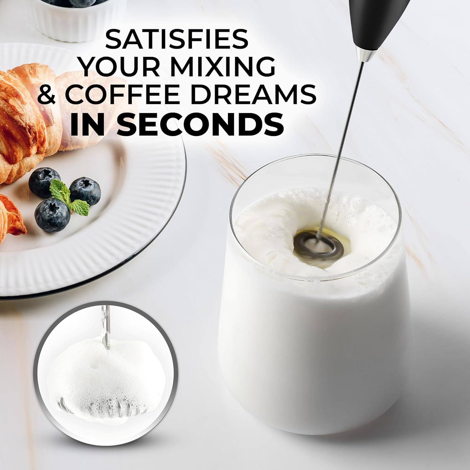 SATISFIES YOUR MIXING & COFFEE DREAMS IN SECONDS