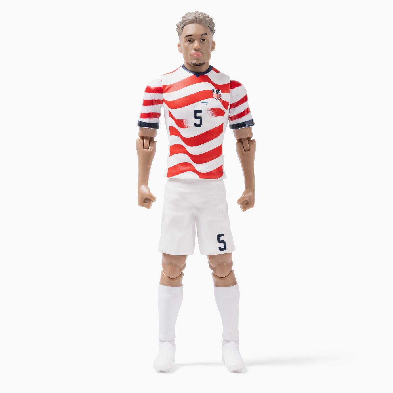 Banbo Toys - SOCKERS 2026 USMNT Antonee Robinson (Home Jersey) 8" Collectible Soccer Action Figure