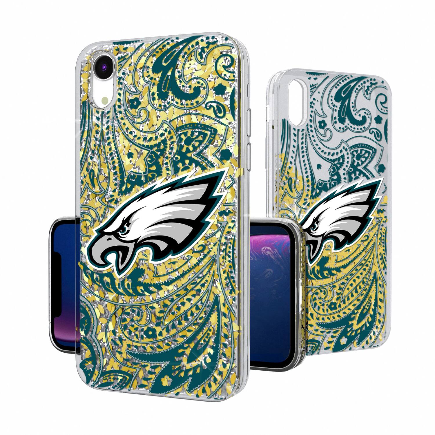 Keyscaper - NFL - Philadelphia Eagles iPhone Paisley Design Glitter Case - 15 - Multicolor price history on PriceWatchPro