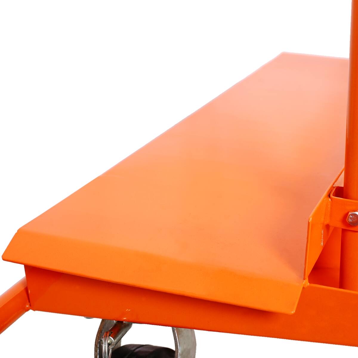 Alt View 4. Ropilly - Ropilly Heavy Duty Drywall Sheet Cart, 2400 lb Panel Dolly with Steel Frame and Swivel Rubber Wheels - Orange.