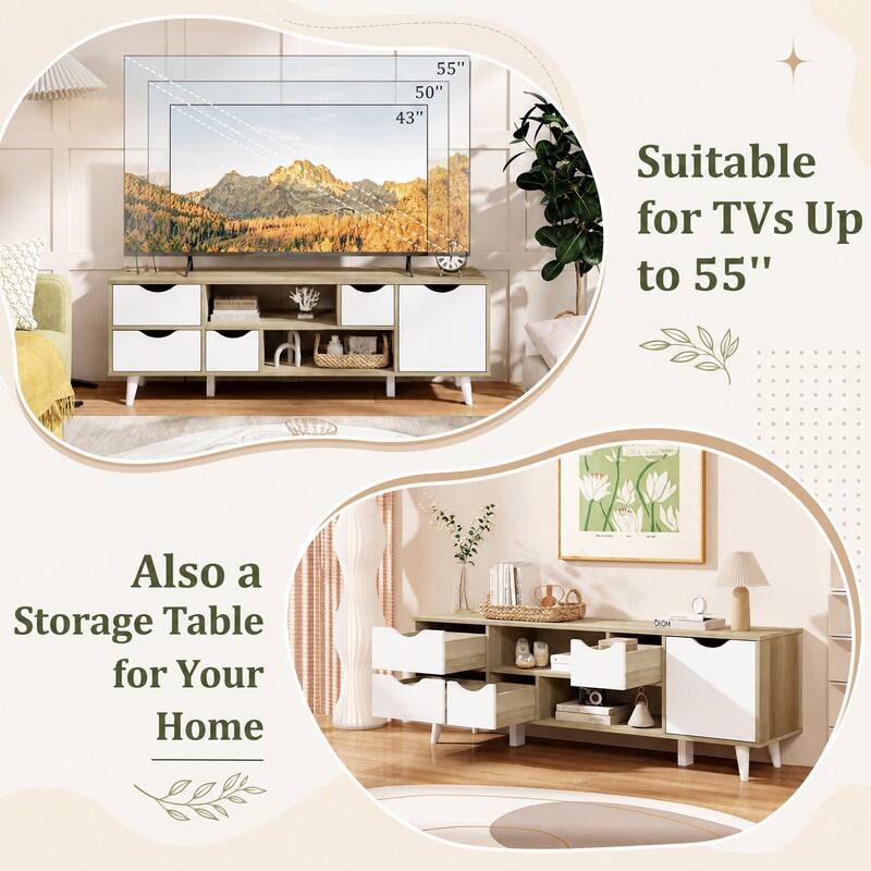 55" 50" 43"

Suitable for TVs Up to 55"

Also a Storage Table for Your Home

DIOM