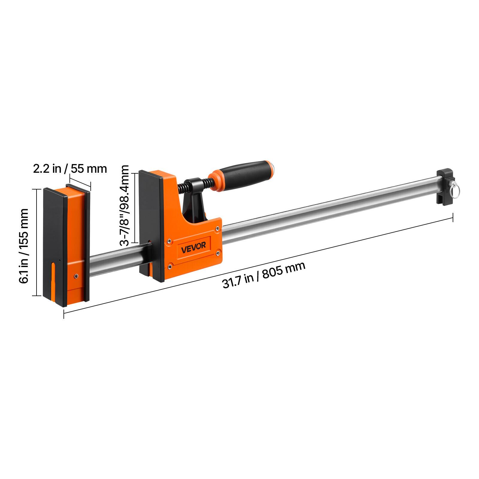 2.2 in / 55 mm  
3-7/8" / 98.4 mm  
6.1 in / 155 mm  
31.7 in / 805 mm