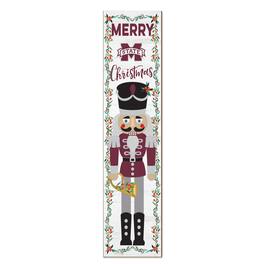 Jardine - Mississippi State Bulldogs 11" x 46" Nutcracker Holiday Leaner Sign - White