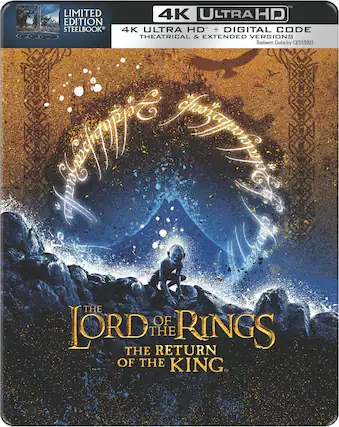 Front. The Lord of the Rings: The Return of the King (Steelbook) - 4K Blu-Ray.