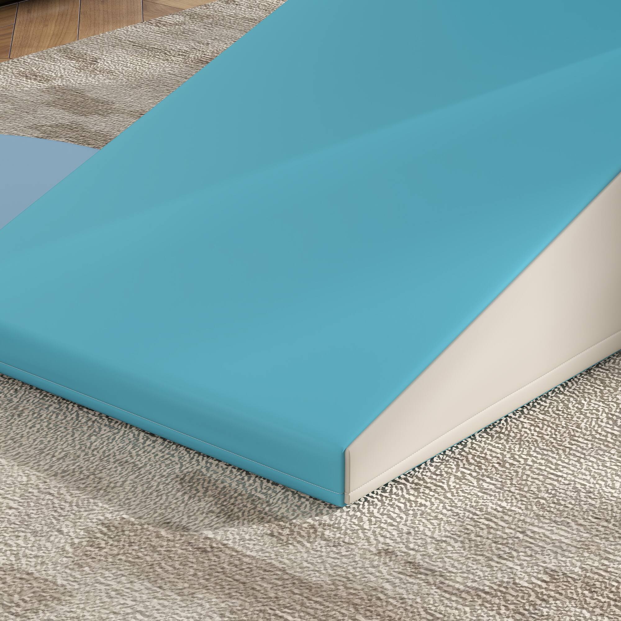 Alt View 4. Qaba - 7-Piece Baby Soft Play Equipment, Toddler Crawling Climber, Easy-to-Clean Surface, Climbing Toy.