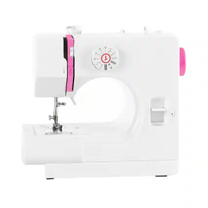 Front. Oumilen - 12-Stitch Sewing Machine - Mini Electric Sewing Machine for Beginners, Home DIY, and Small Projects.