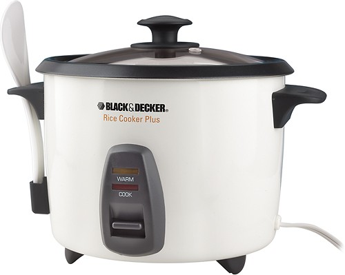Black & Decker Multi Use Rice Cooker Plus Steamer White 16 Cups Type 1  RC436