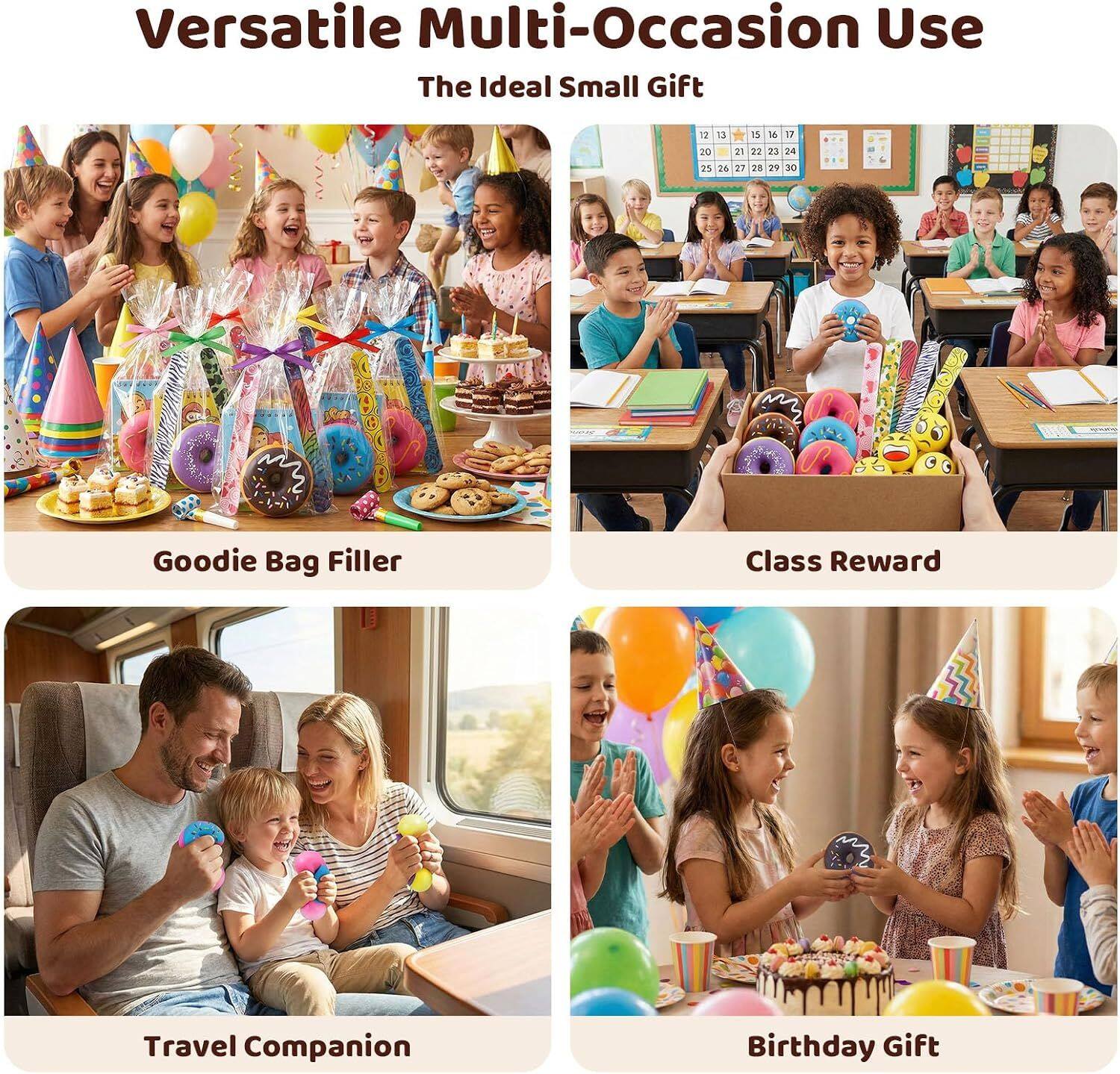 Versatile Multi-Occasion Use  
The Ideal Small Gift

- Goodie Bag Filler
- Class Reward
- Travel Companion
- Birthday Gift