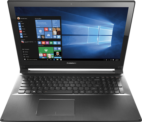  Lenovo - Edge 2-in-1 15.6&quot; Touch-Screen Laptop - Intel Core i7 - 8GB Memory - 1TB Hard Drive - Black