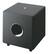 Front Standard. Focal - Cub3 8" 150W Powered Subwoofer - 2-Tone Jet Black.