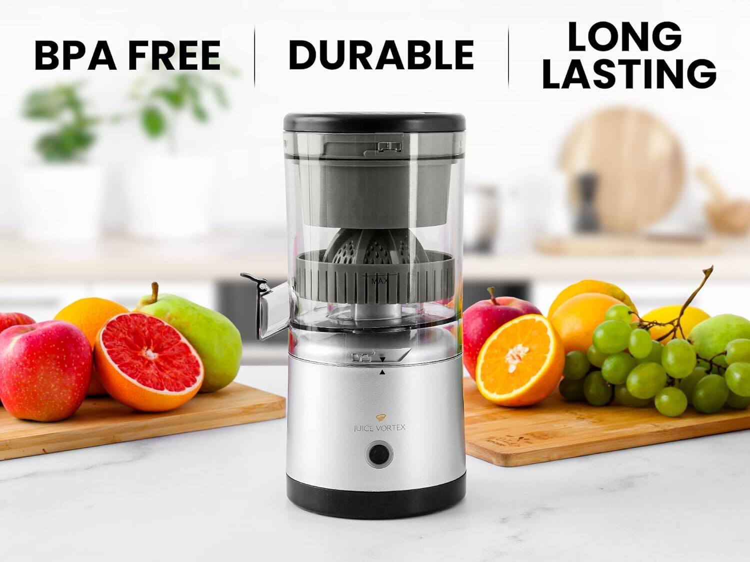 Zulay Kitchen Juice Vortex Lemon & Orange Juicer Electric Citrus