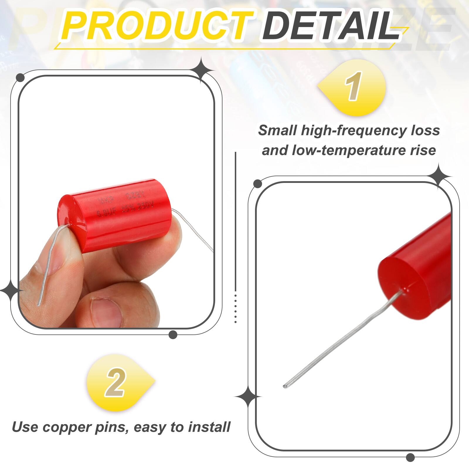 **PRODUCT DETAIL**

1. Small high-frequency loss and low-temperature rise

2. Use copper pins, easy to install