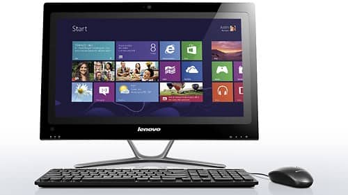 Front Standard. Lenovo - 21.5" Touch-Screen All-In-One Computer - 4GB Memory - 500GB Hard Drive.