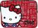 Front Standard. Hello Kitty - Laptop Sleeve - Red.