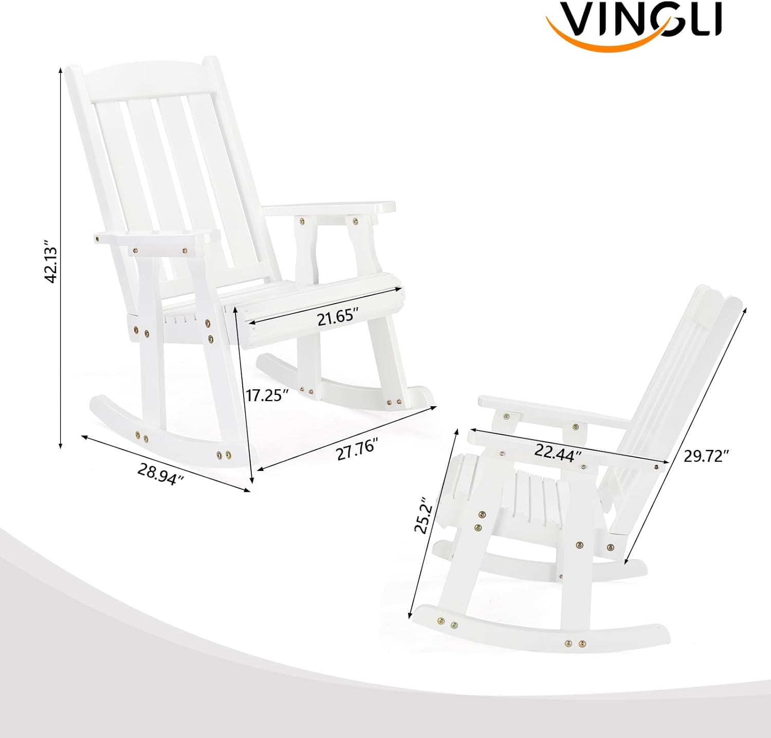 VINGLI  
42.13"  
E A d  
21.65"  
17.25"  
28.94"  
27.76"  
25.2"  
22.44"  
- 29.72"