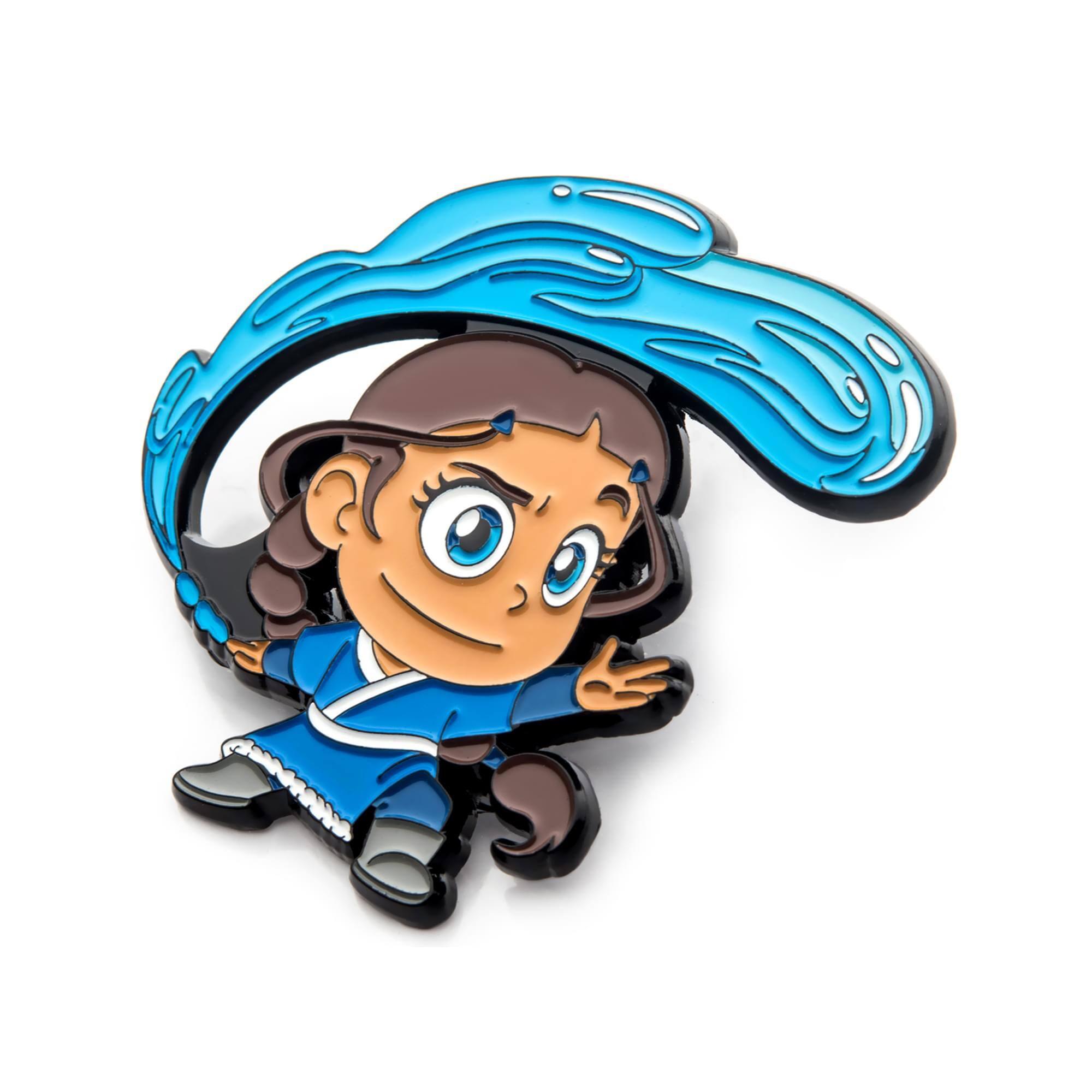 Alt View 10. Nickelodeon - Avatar The Last Airbender Katara Chibi Enamel Collector Pin - Blue.