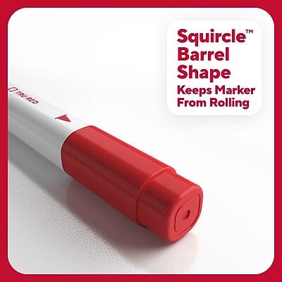 Squircle™ Barrel Shape Keeps Marker From Rolling

CJ TRU TRURED RED