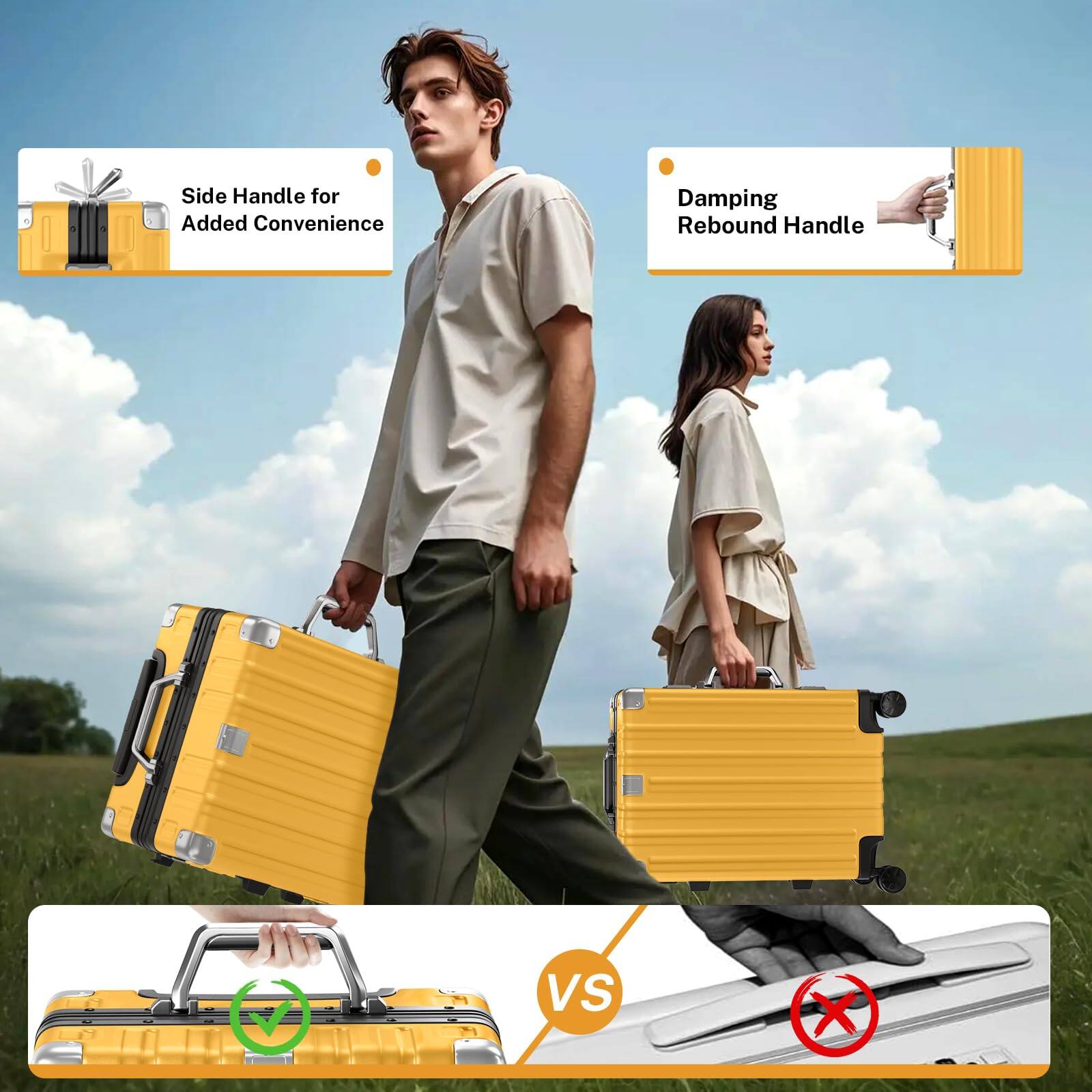 Side Handle for Added Convenience

Damping Rebound Handle

VS