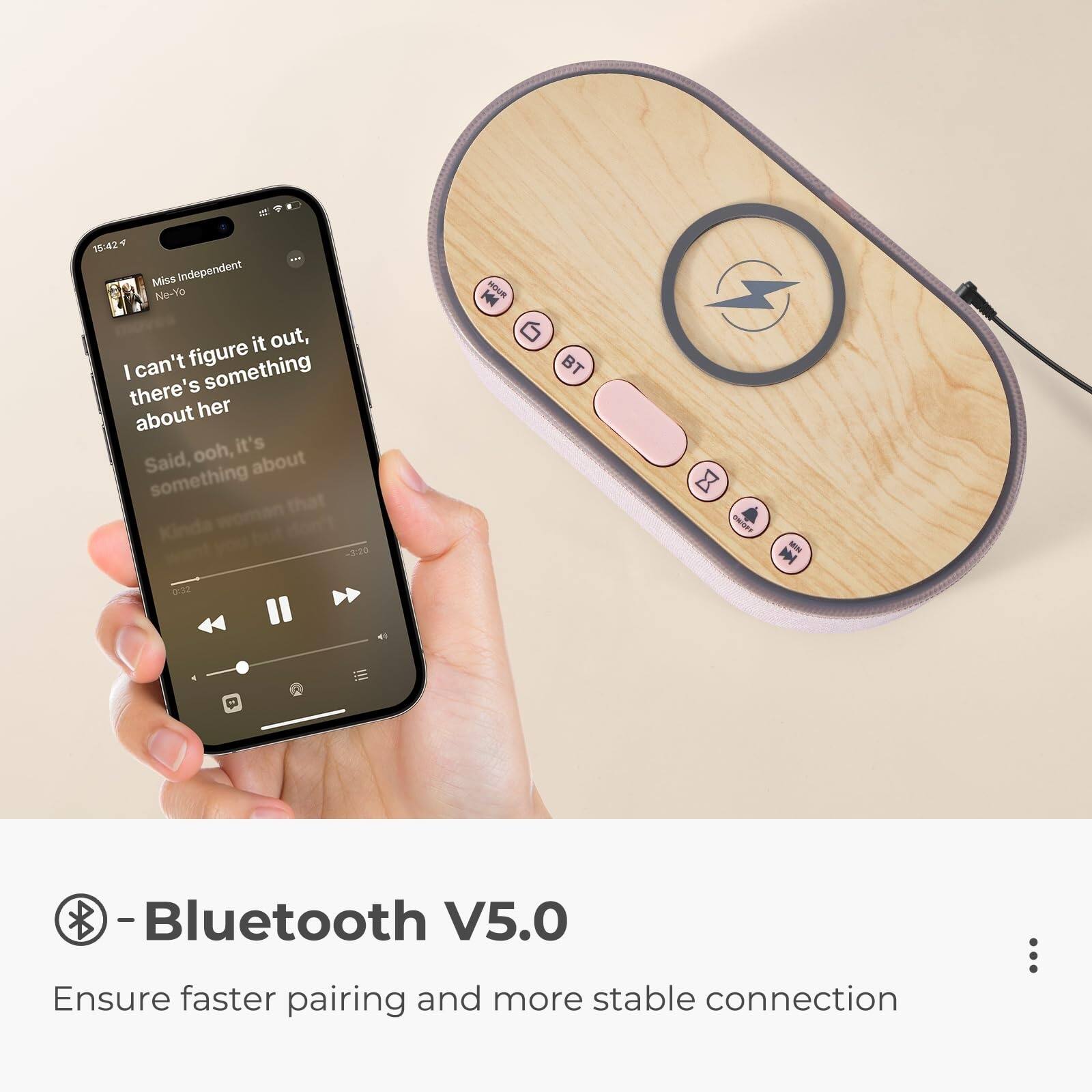 85:42 - Miss Independent - Ne-Yo  
I can't figure it out, there's something about her  
Said, ooh, it's about something that kind of woman  

- Bluetooth V5.0  
Ensure faster pairing and more stable connection