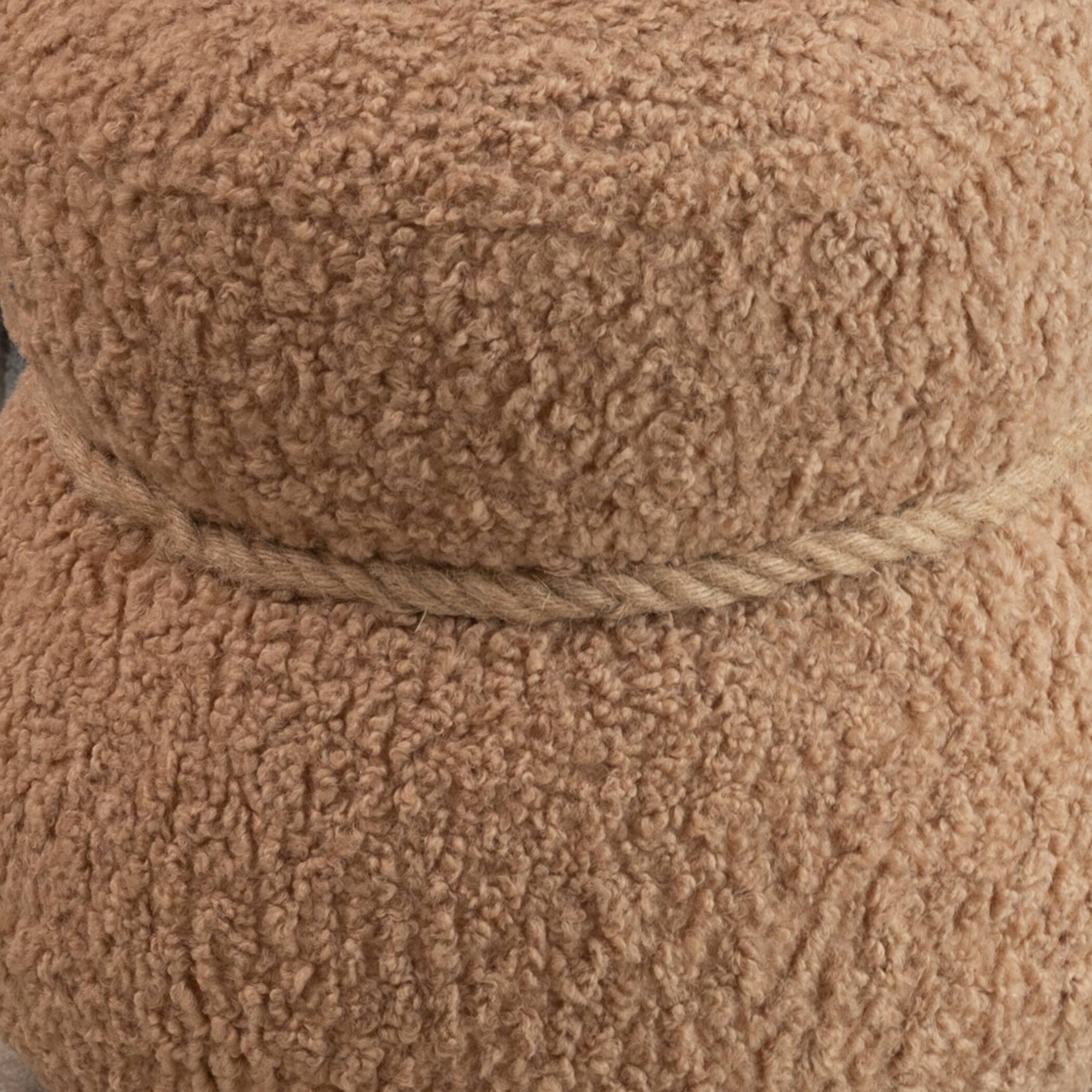 Alt View 7. GOODSILO - Adorable Plush Snowman Stool with Soft Cushion - Compact Seating Solution for Home Decor and Play Areas - Light Brown.