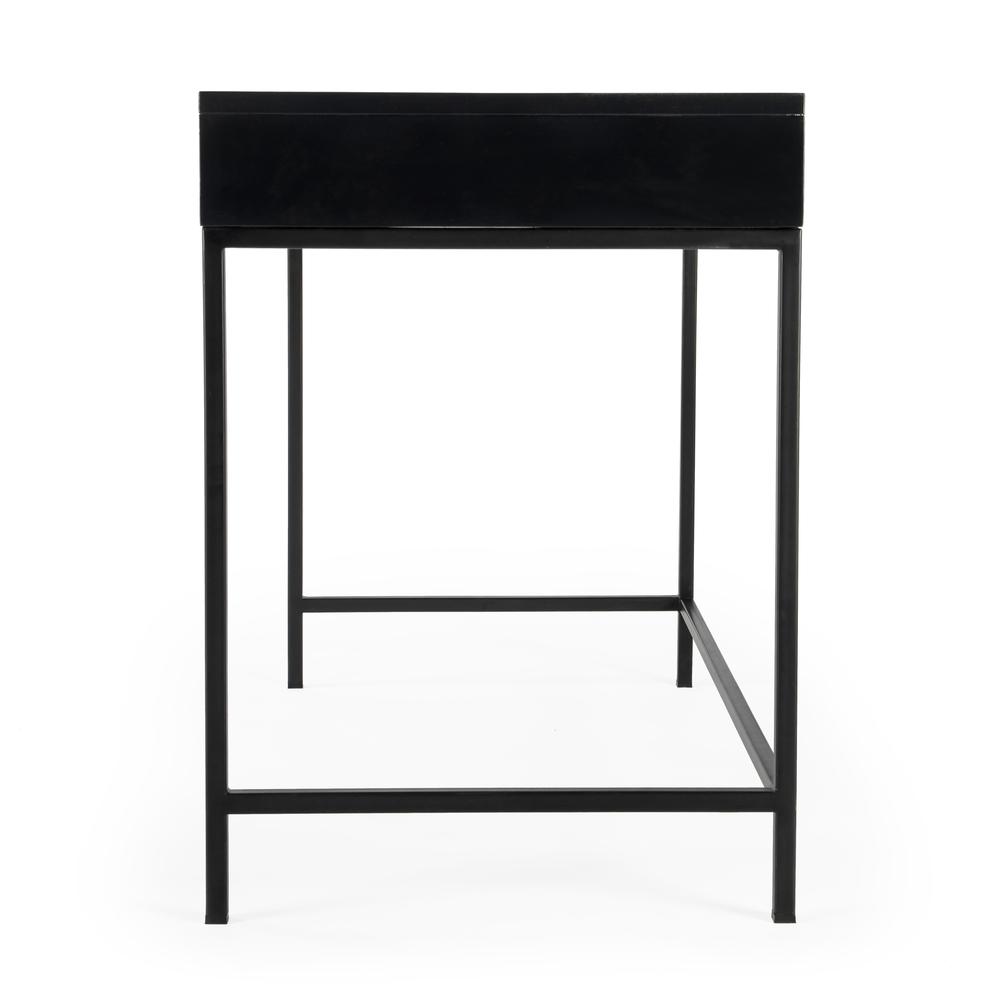 Left. Butler Specialty - Belka Desk with Drawers - Black.