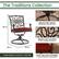 Alt View 21. Hanover - Traditions 7-Piece Dining Set with a 60 In. Round Cast-top Table and Six Swivel Rockers - Alumicast/Red.