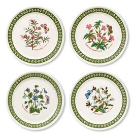 Portmeirion - Botanic Garden Etchings Bread Plate - Set of 4 - Multicolored