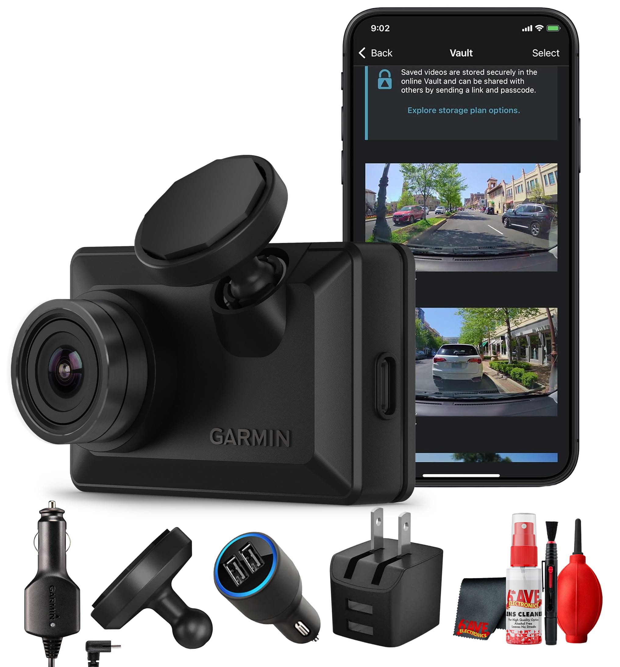 Garmin - Dash Cam X310 4K Touchscreen Dashcam