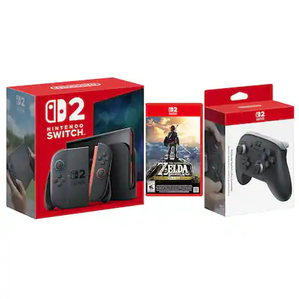 Nintendo Switch OLED Model
Nintendo Switch
The Legend of Zelda: Breath of the Wild
Nintendo Switch Pro Controller - E (Everyone)