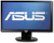 Front Standard. Asus - 20" Widescreen Flat-Panel LED Monitor - Black.