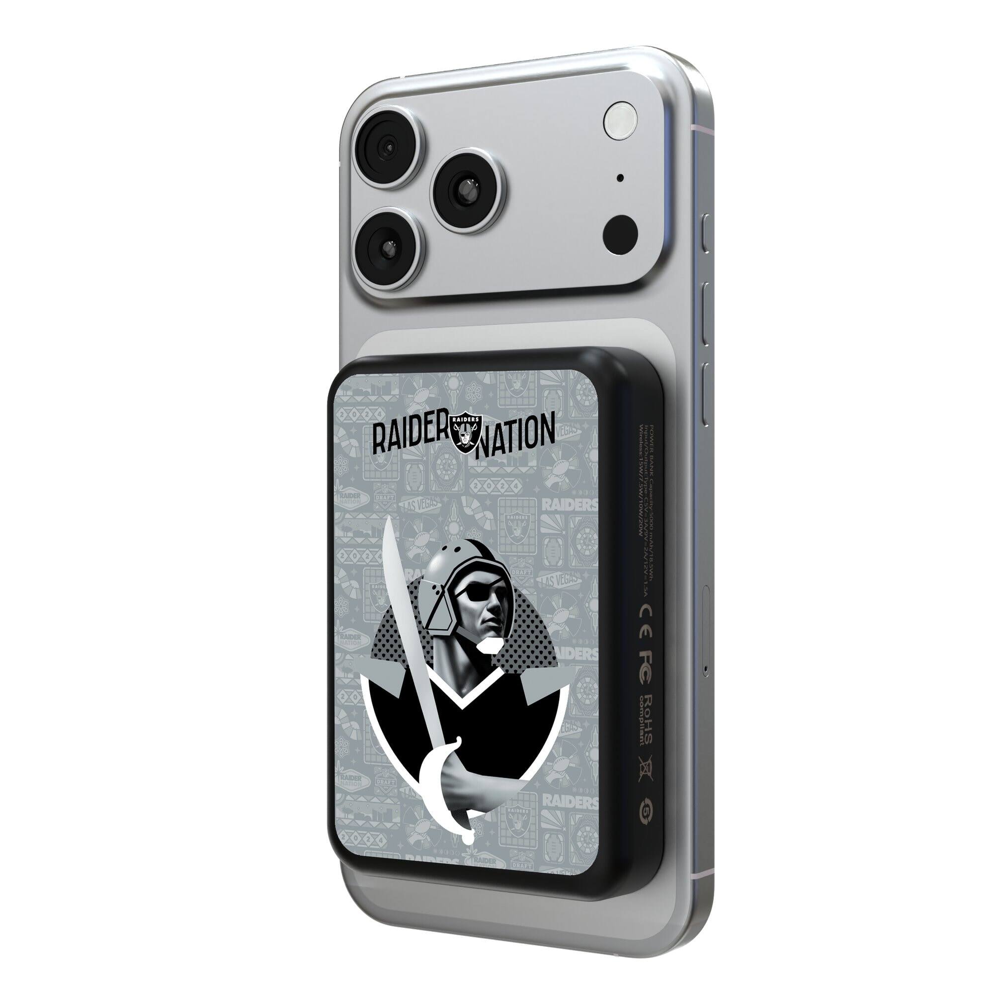 Keyscaper - Las Vegas Raiders 5000mAh Wireless Magnetic Power Bank - Black price history on PriceWatchPro